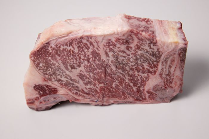 Suzuki Full Blood Wagyu Bone In Striploin MBS9+ 400g 