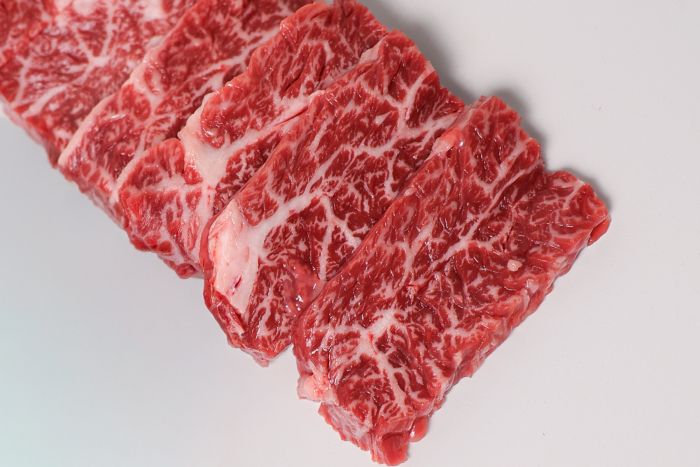 Suzuki Full Blood Wagyu Thick Skirt Yakiniku Slice MBS9+ 200g