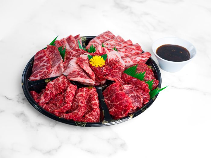 2GR Full Blood Wagyu Premium Yakiniku Set MBS8-9 750g